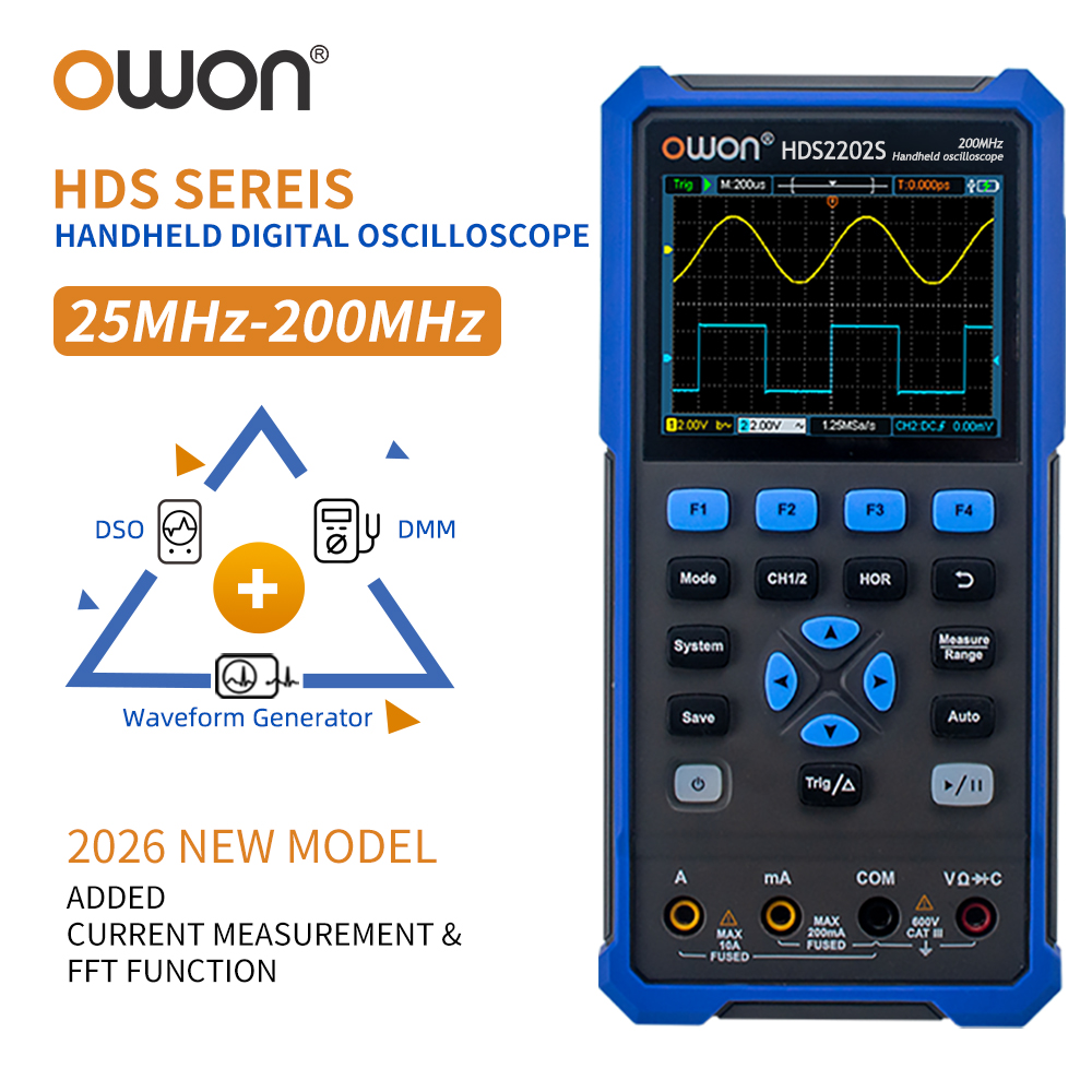 OWON HDS200 Series Handheld Di - Signal Generator Spectrum Analyzer recension och pris