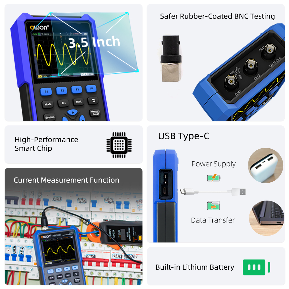 OWON HDS200 Series Handheld Di - Signal Generator Spectrum Analyzer recension och pris